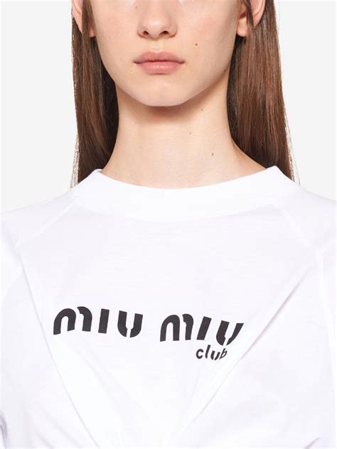 miu miu t shirt women|miu shirts for women.